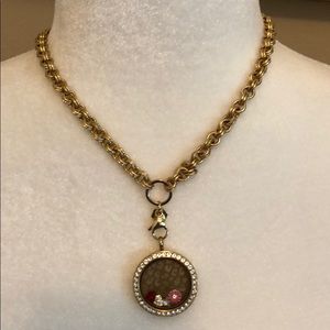 Origami Owl charm necklace